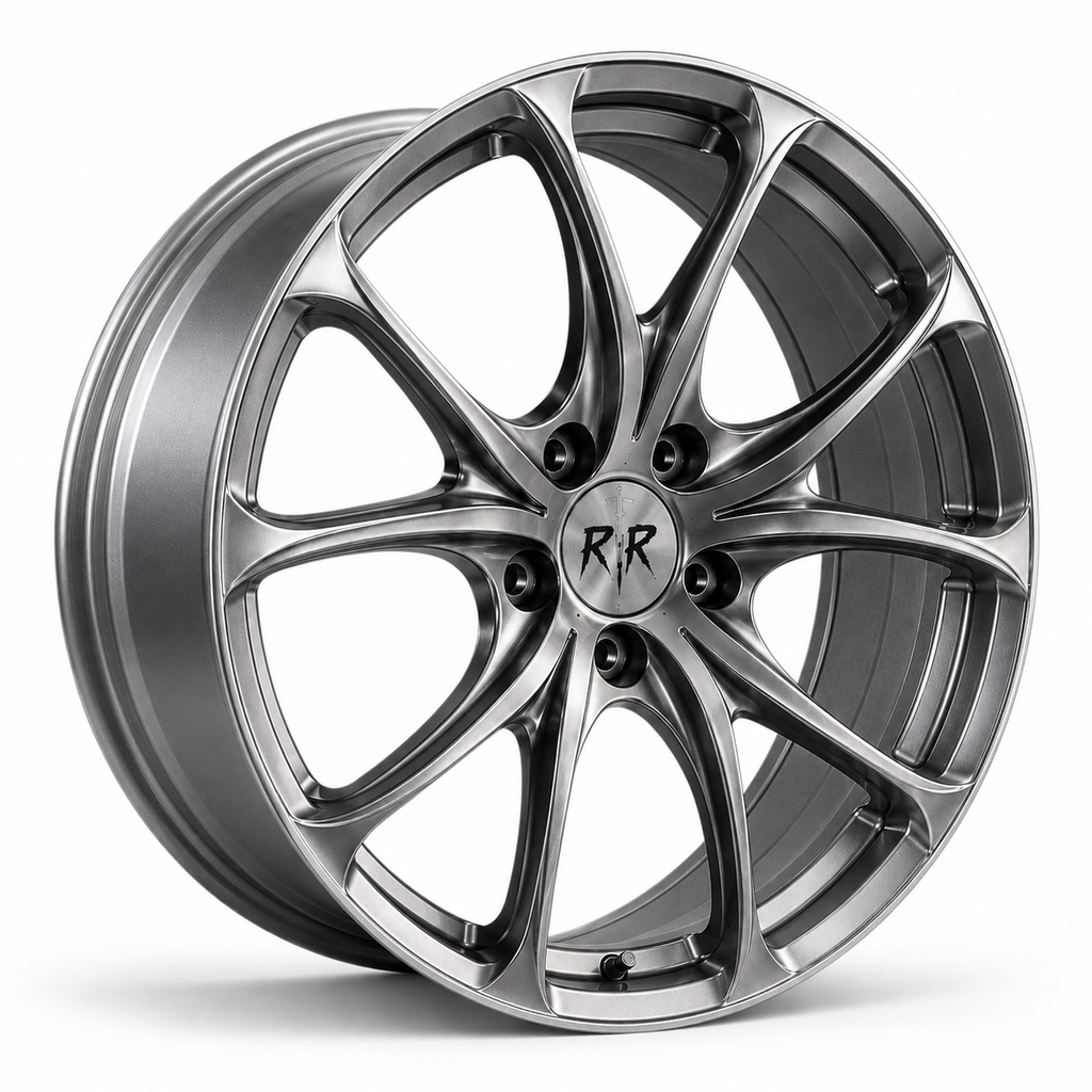 Rim Reaper Revenant one-piece forged car wheel in gunmetal twin 10-spoke