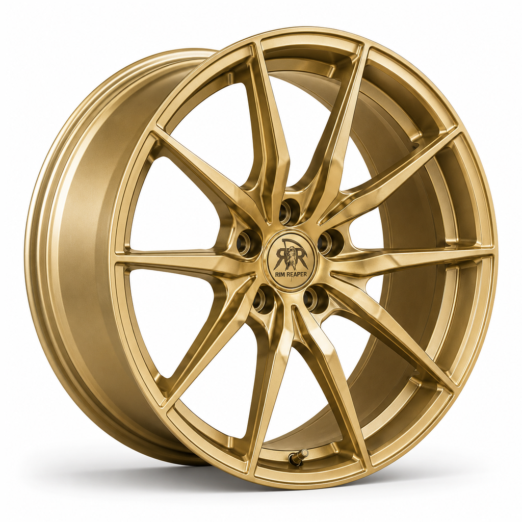 Rim Reaper Vein one-piece forged car wheel, polished chrome